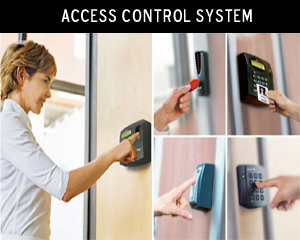 Access control reader mounted beside a secured door